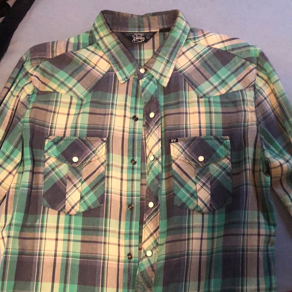 Button Snap Long Sleeve Shirt